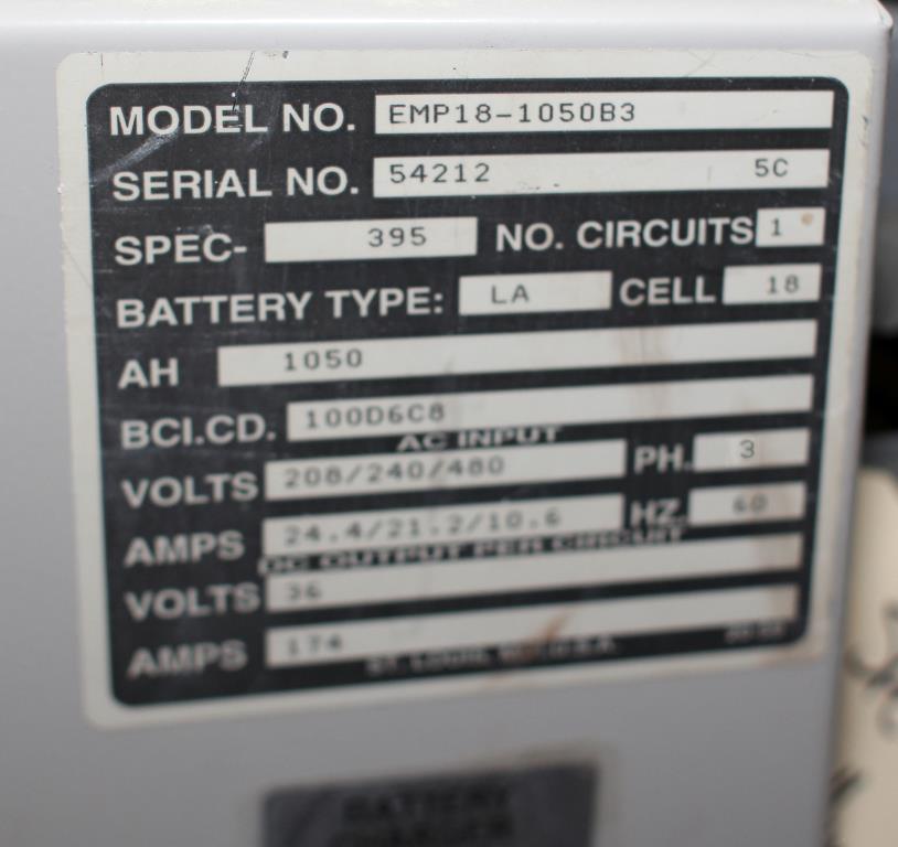 Miscellaneous Equipment battery charger, 36 volts VARTA2