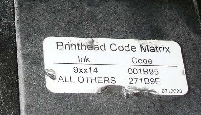 Coder Markem ink-jet coder model 9064, 1 print heads, Up to 680 ft./min3