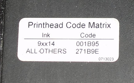 Coder Markem ink-jet coder model 9064, 1 print heads, Up to 680 ft./min3