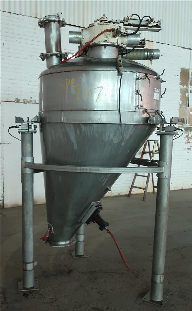 Bin Hopper Silo 40 cu.ft., bulk storage bin, Stainless Steel3