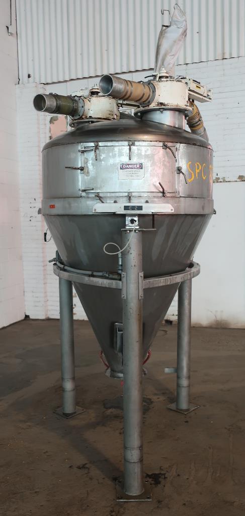 Bin Hopper Silo 40 cu.ft., bulk storage bin, Stainless Steel2