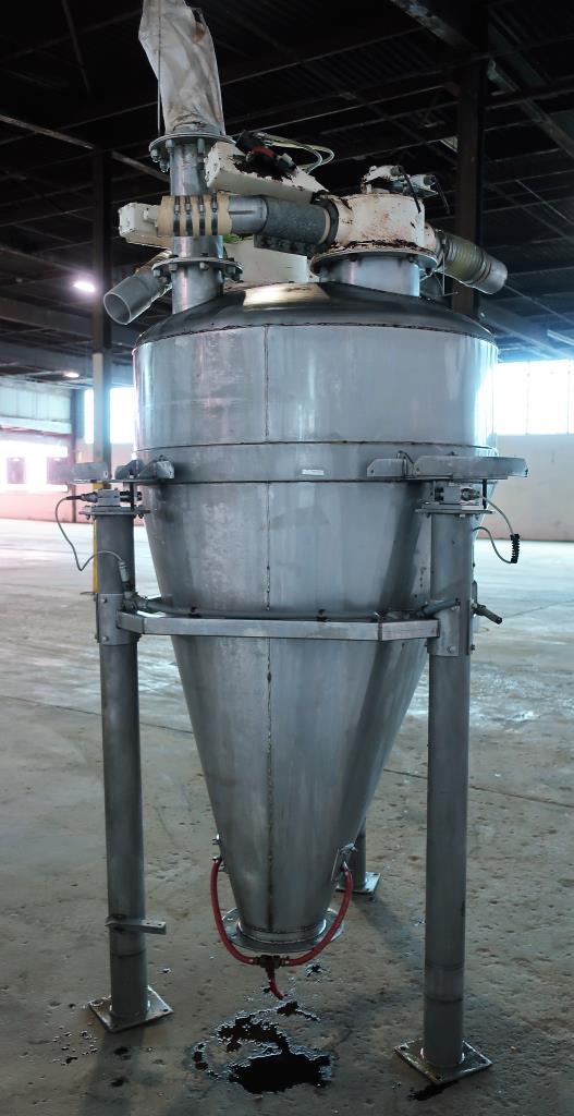 Bin Hopper Silo 40 cu.ft., bulk storage bin, Stainless Steel4