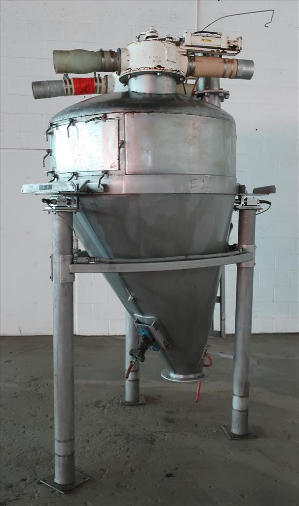 Bin Hopper Silo 40 cu.ft., bulk storage bin, Stainless Steel1