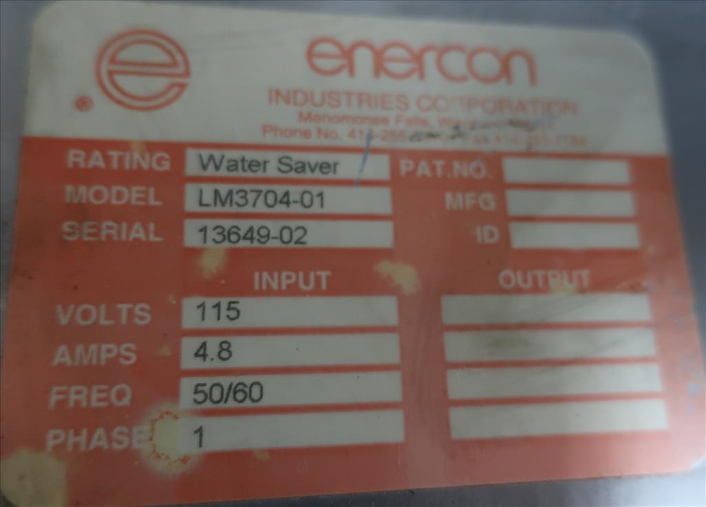Tamper Evident Sealer Enercon induction cap sealer model LM3345-046