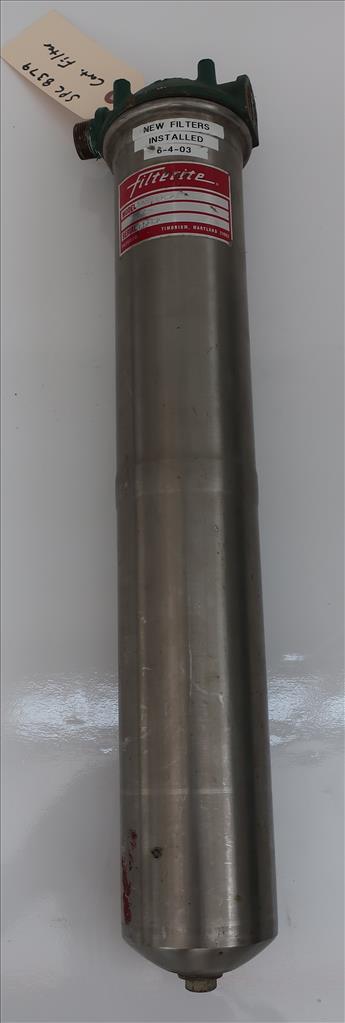 Filtration Equipment Filterite cartridge filter model LMO20B-3/4, Stainless Steel1