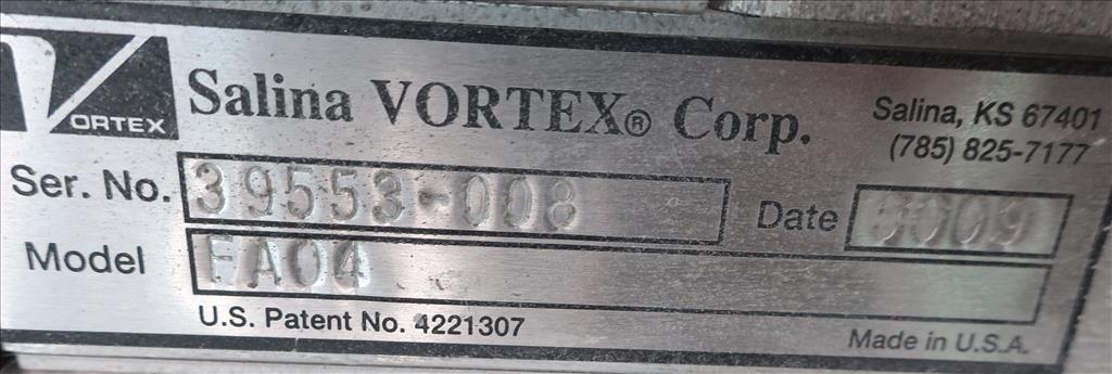 Valve 4 Salinia Vortex gate valve, pneumatic, Stainless Steel Contact Parts3