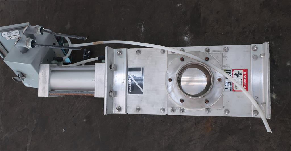 Valve 4 Salinia Vortex gate valve, pneumatic, Stainless Steel Contact Parts2