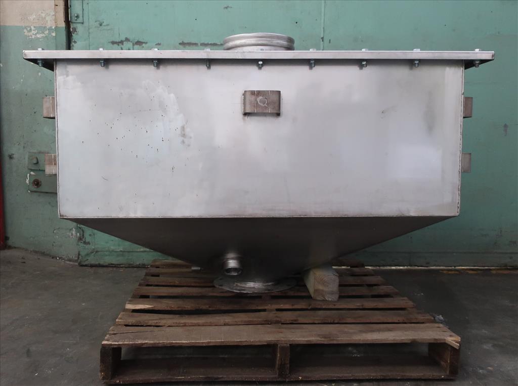 Bin Hopper Silo 23.8 cu.ft., bulk storage bin, Stainless Steel3