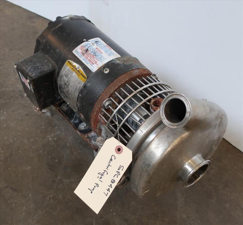 Pump Tri-Clover centrifugal pump, 1 hp, Stainless Steel1