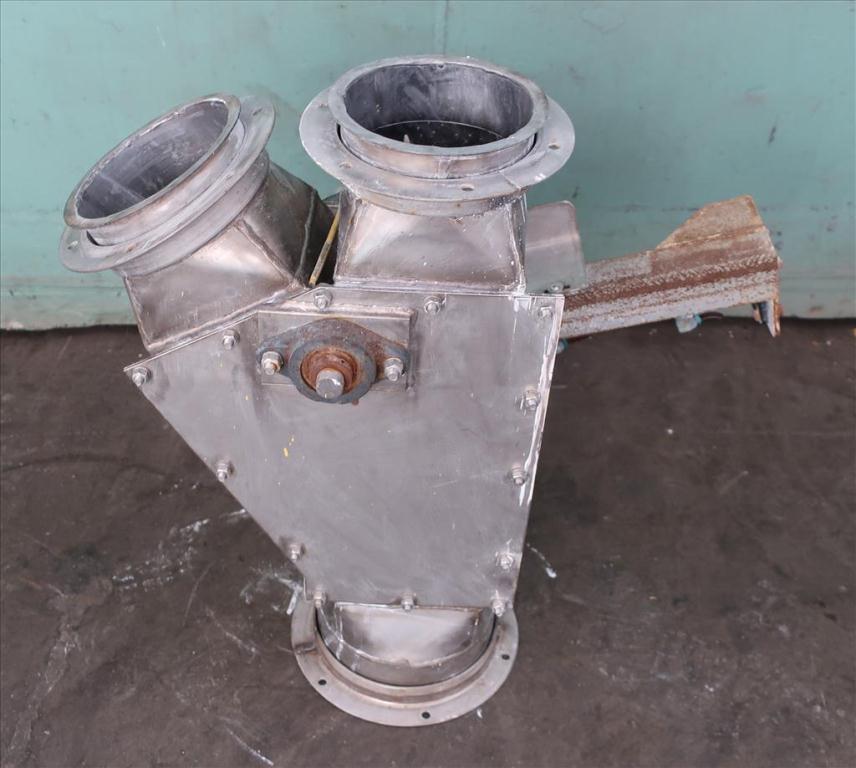 Valve pneumatic diverter valve, 8 Gravity, Stainless Steel2