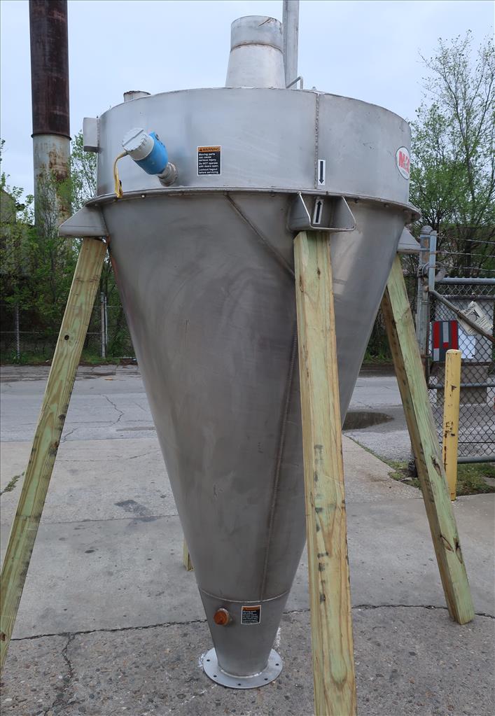 Bin Hopper Silo 38 cu.ft., bulk storage bin, Stainless Steel1