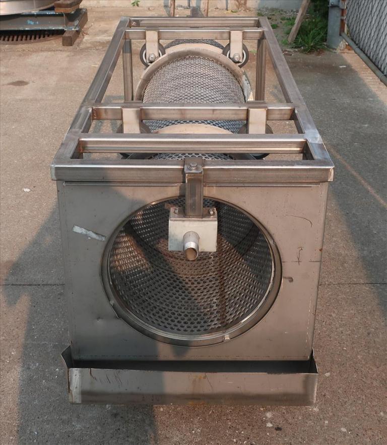 Vibratory Screener and Sifter 15.5 dia x 60 long trommel screener Stainless Steel6