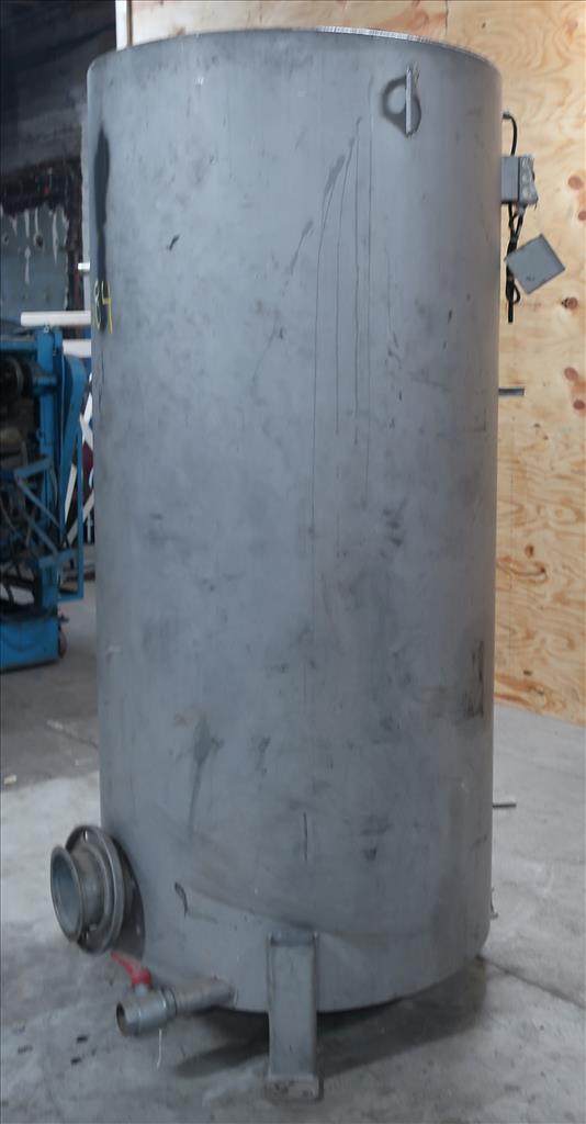 Tank 350 gallon vertical tank, Stainless Steel, flat bottom2