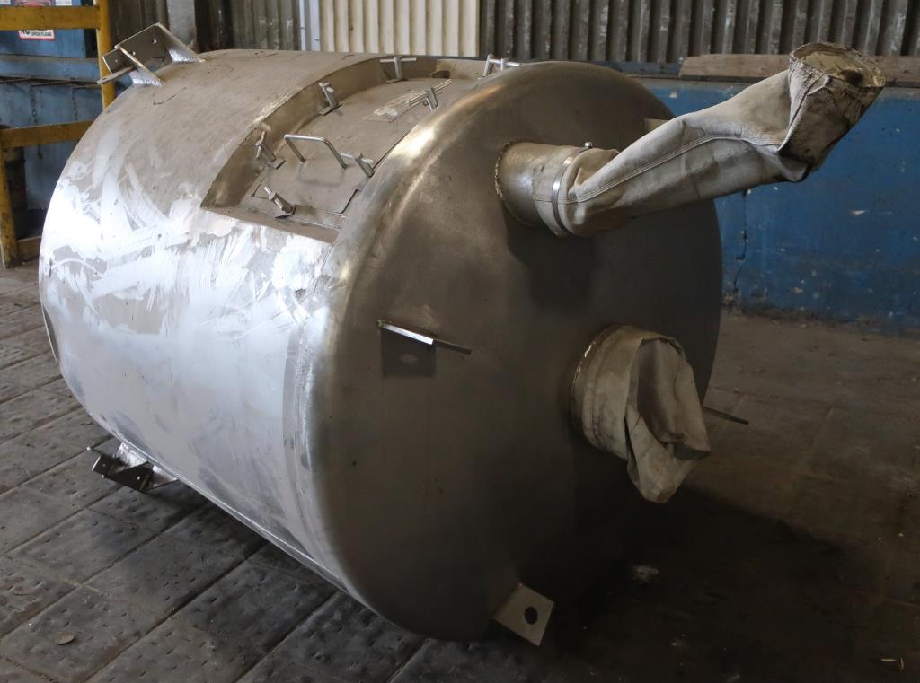 Bin Hopper Silo 70 cu.ft., bulk storage bin, Stainless Steel2