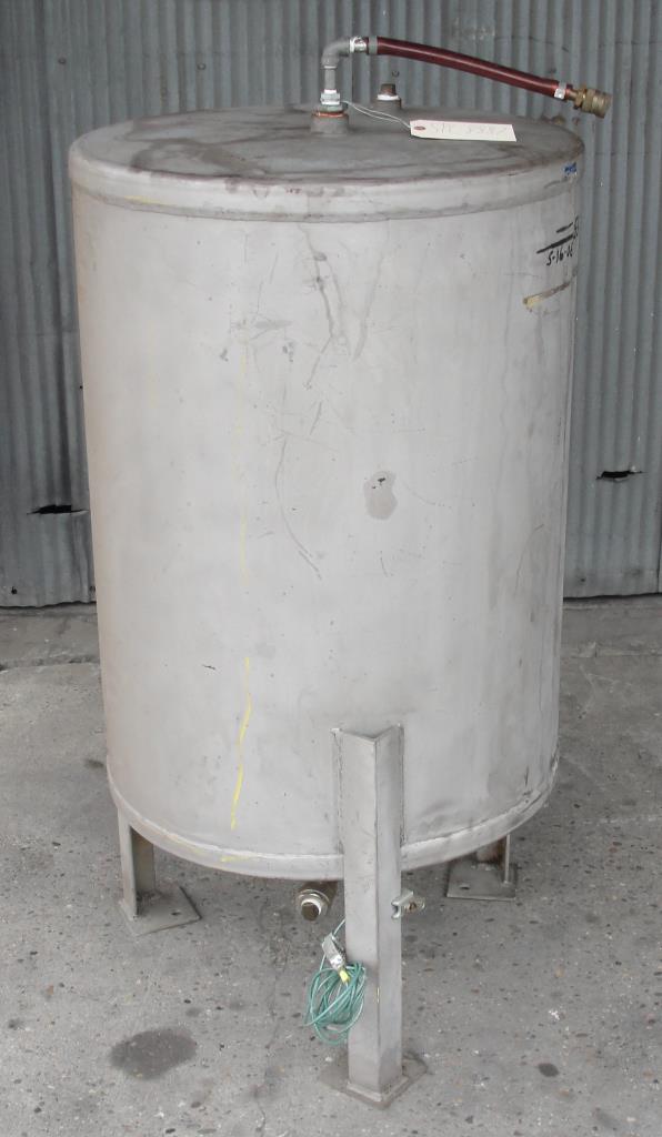 Tank 60 gallon vertical tank, Stainless Steel, flat bottom1
