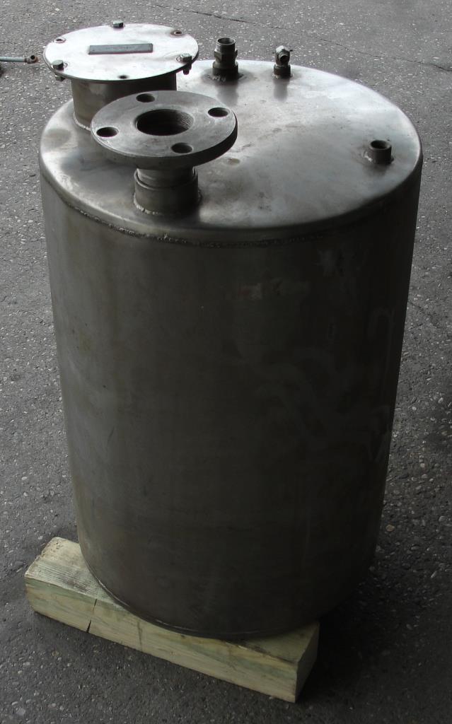 Tank 28 gallon vertical tank, Stainless Steel, flat bottom3