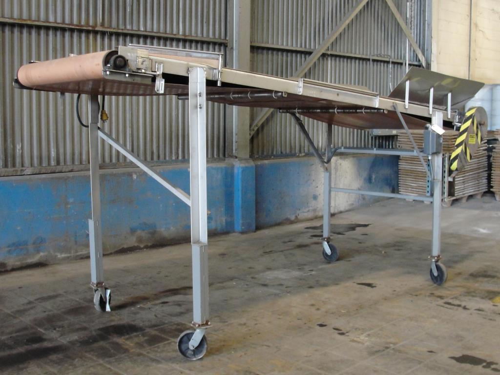 Conveyor Griffin and Company belt conveyor Stainless Steel, 48 wide x 13-0 long