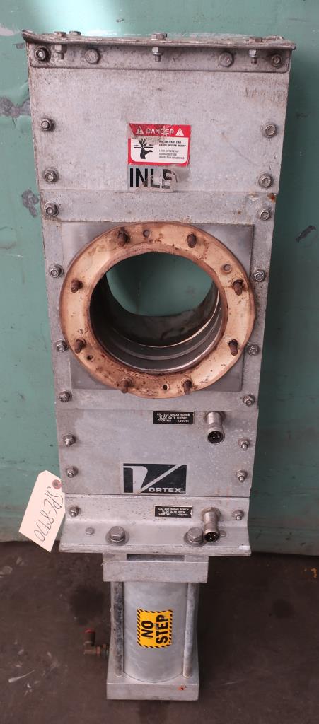 Valve I600x6 1/2 3330 Salina Vortex gate valve, pneumatic, Stainless Steel