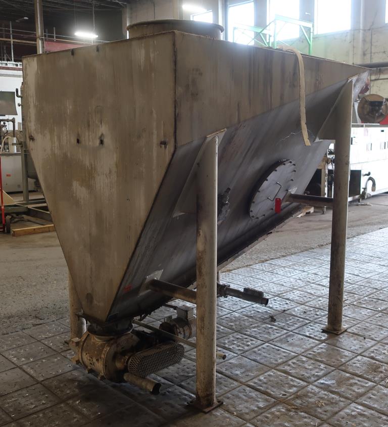 Bin Hopper Silo 96 cu.ft., bulk storage bin, Stainless Steel3