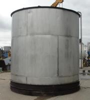 OSS-1355  6350 gallon vertical tank, stainless steel, conical bottom
