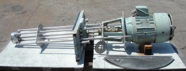 Homogenizer 20/10 hp Greerco batch high shear mixer model 6H79, Stainless Steel