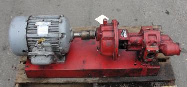 Pump 2 inlet Roper positive displacement pump model 4611 MGHBFRV, 3 hp, CS