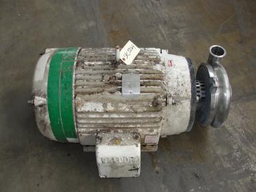 Pump 3x2.5x8.687 Waukesha centrifugal pump, 50 hp, Stainless Steel