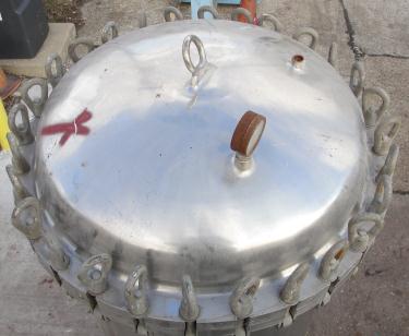 Filtration Equipment 110 gallon Brighton basket strainer (single), Stainless Steel
