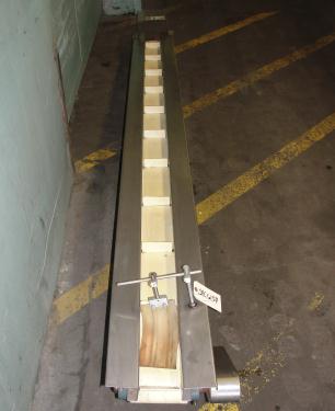Conveyor belt conveyor Stainless Steel, 4 wide x 120 long