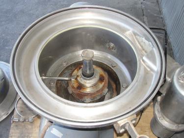 Centrifuge 20 hp Westfalia auto disk centrifuge model SA-20-06-076, 6500 bowl rpm, Stainless Steel