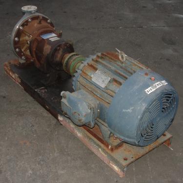 Pump 2 x1x10 Ingersoll-Rand centrifugal pump, 30 hp, Stainless Steel