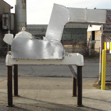 Mill Fitzpatrick model 59 Fitzmill, Stainless Steel Contact Parts, 50 hp, pan type feed