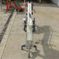 Conveyor inclined belt conveyor Aluminum, 4 w x 92 l, 32.75 discharge height