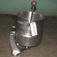 Kettle 5 gallon Groen hemispherical bottom kettle, 45 psi jacket rating, Stainless Steel