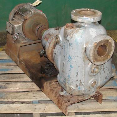 Pump 3x3x10 Dean Met-Pro corp centrifugal pump, 10 hp, Stainless Steel
