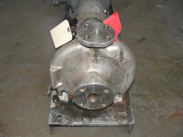 Pump 1.5x1x8 Durco centrifugal pump, 5 hp, Stainless Steel