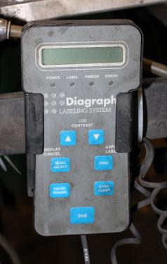 Labeler Diagraph pressure sensitive labeler model PA/4000, Tamp-on