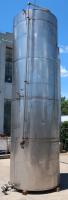 Tank 2500 gallon vertical tank, Stainless Steel, flat