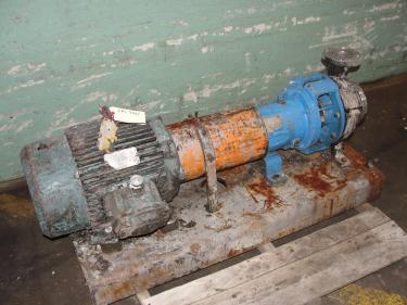 Pump 2K3x2-32/32 Durco centrifugal pump, 15 hp, 316 SS