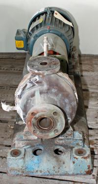 Pump 12 x  43 x  15 GOULDS centrifugal pump, 5 hp, Stainless Steel
