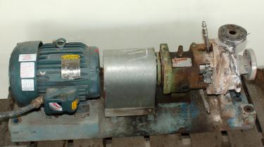 Pump 12 x  43 x  15 GOULDS centrifugal pump, 5 hp, Stainless Steel