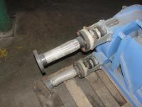 Pump 1 inlet Bredel Delden Holland positive displacement pump model Type SP 32, 1-1/2 hp, CS