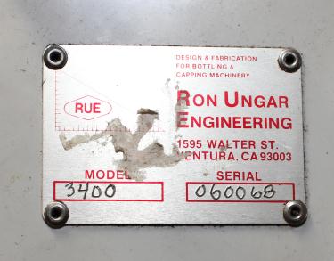 Capping Machine Ron Unger Engineering retorquer cap tightener model 3400