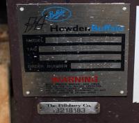 Blower centrifugal fan Howden Buffalo model 33 Volume CW-360D, 5 hp, Cast Iron