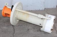 Pump 50x32x230 mm Munsch Chemie-Pumpen vertical centrifugal pump model TNP-KL 50 32-200-, Polypropylene