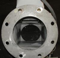 Valve 8 pneumatic diverter valve, gravity, Stainless Steel