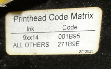 Coder Markem ink-jet coder model 9064, 1 print heads, Up to 680 ft./min