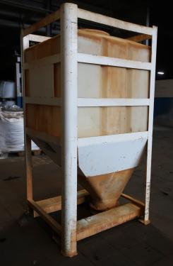 Bin Hopper Silo 80 cu.ft., bulk storage bin, poly