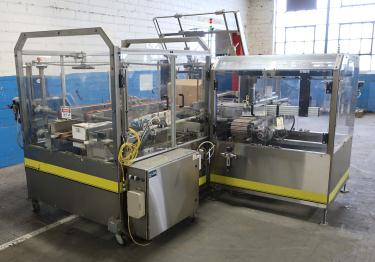 Case Packer Econocorp, Inc side-load case packer model Econocaser, up to 600 cartons per hour