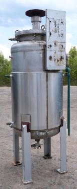 Reactor 500 liter capacity New Brunswick scientific Co. bioreactor 40 psi internal, 35 psi jacket, top center agitator, 316 SS